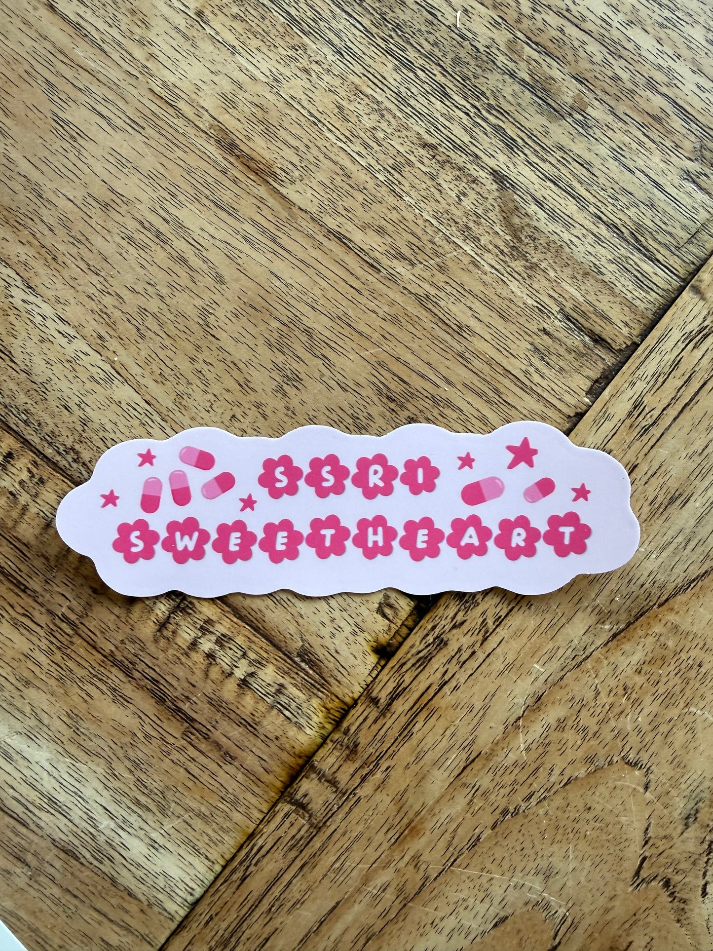 SSRI Sweetheart Die Cut Sticker