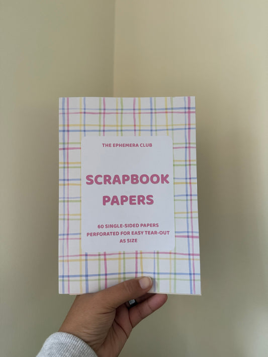 A5 Scrapbook Paper Book — 60 Designs