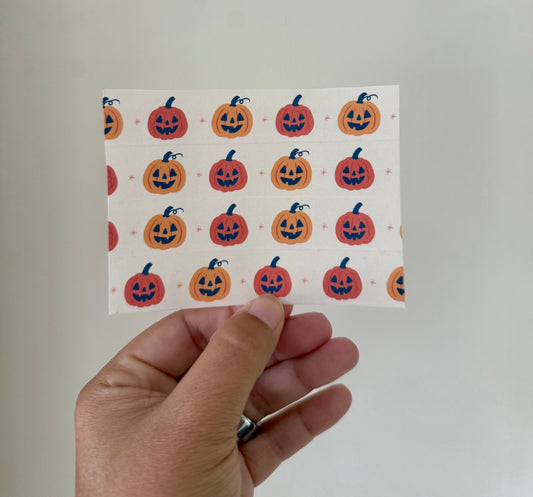 Jack-O’-Lantern Pumpkin Washi Tape