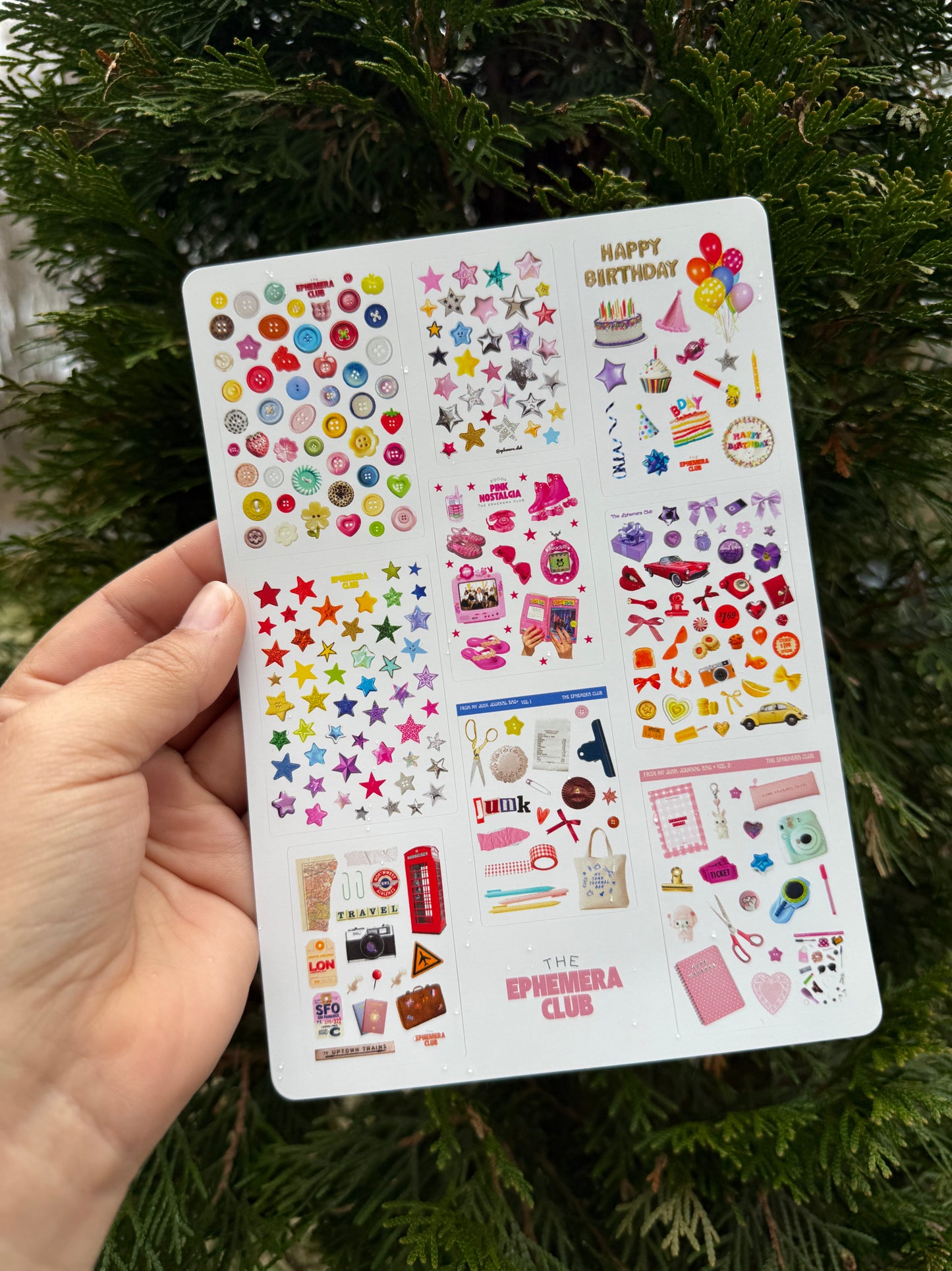 Mini Sticker Sheets Vol. 1 | 5x7 Matte | Mini Collection