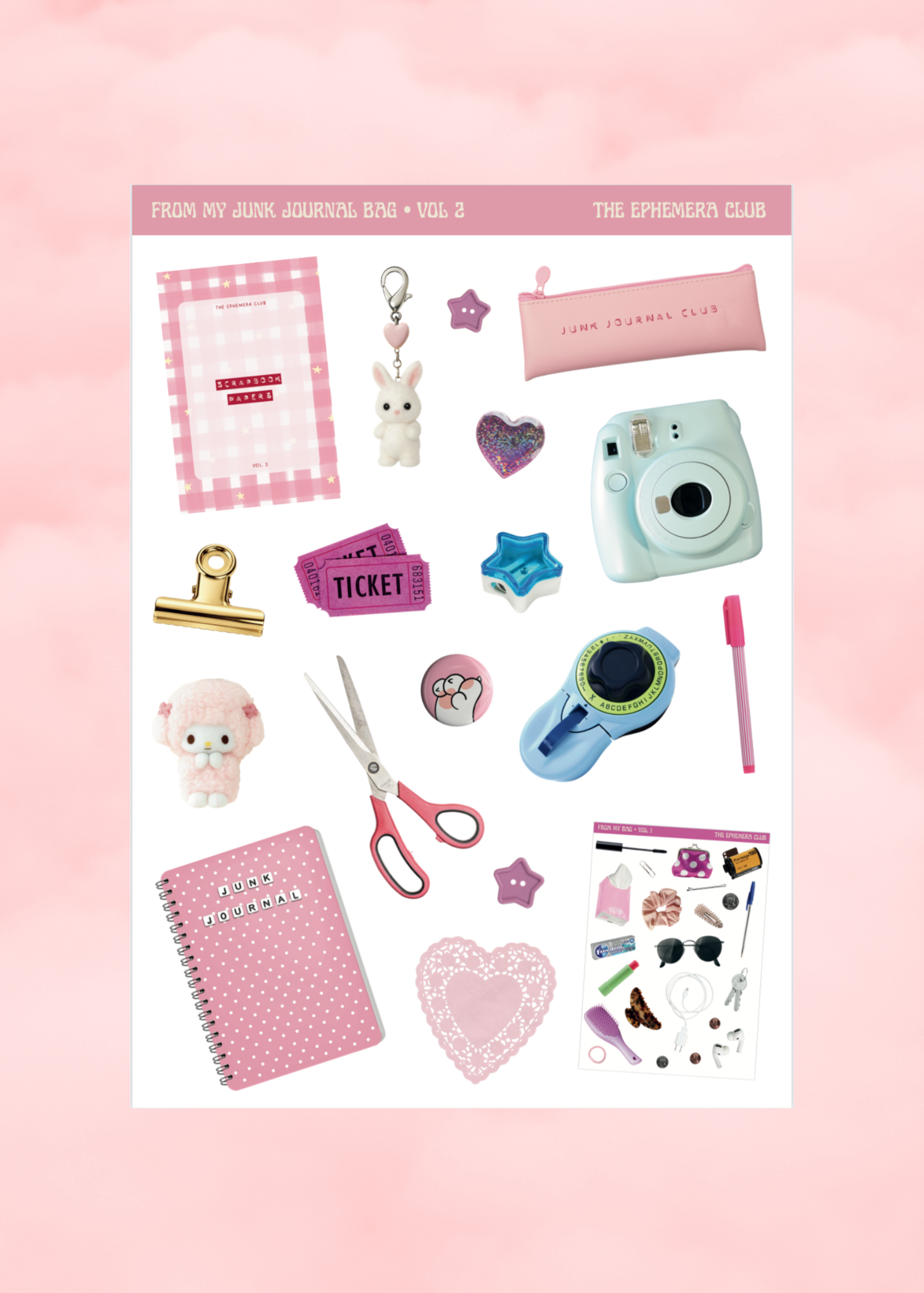 From My Junk Journaling Bag Sticker Sheet