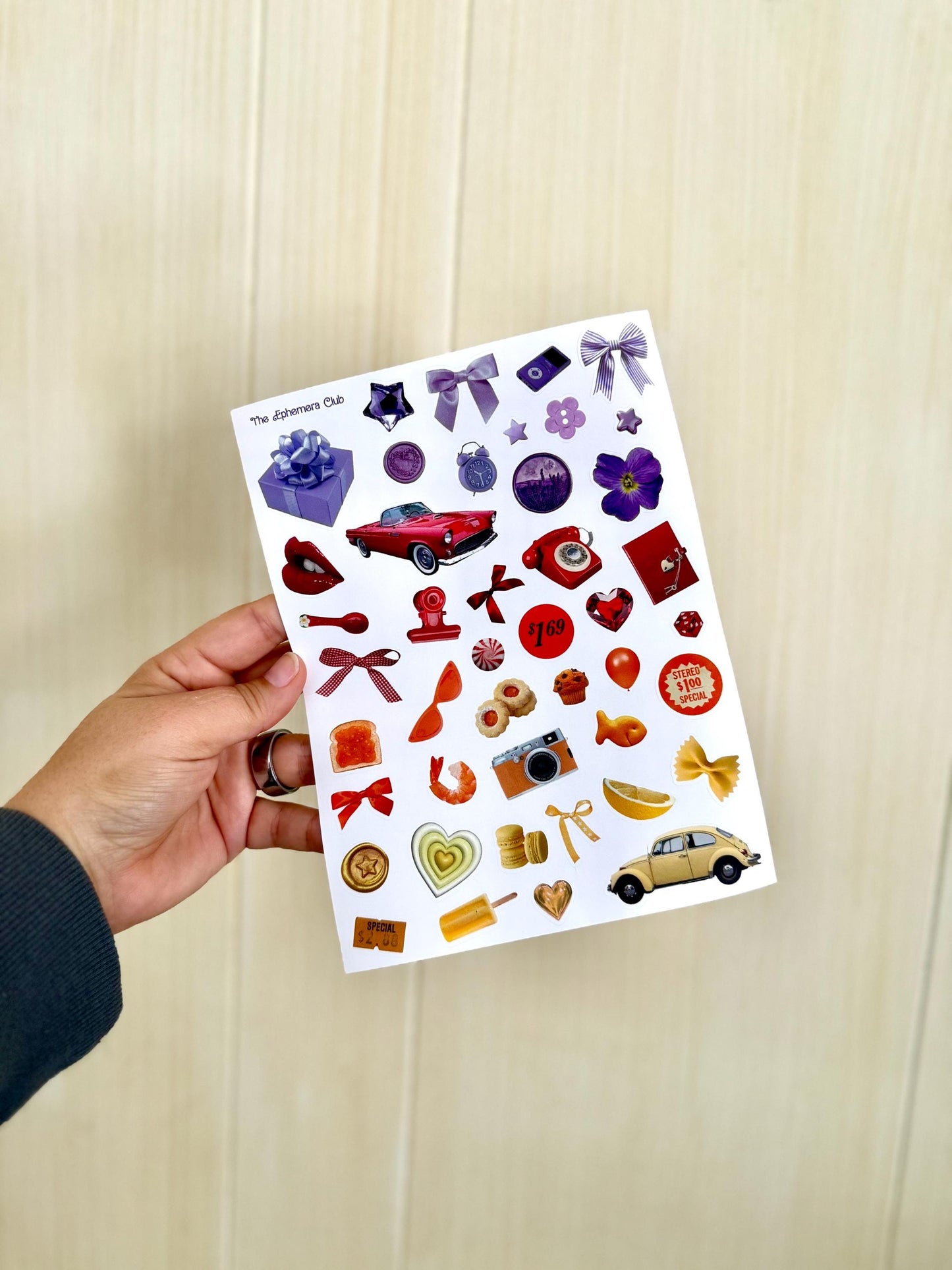Retro Trinkets Sticker Sheet