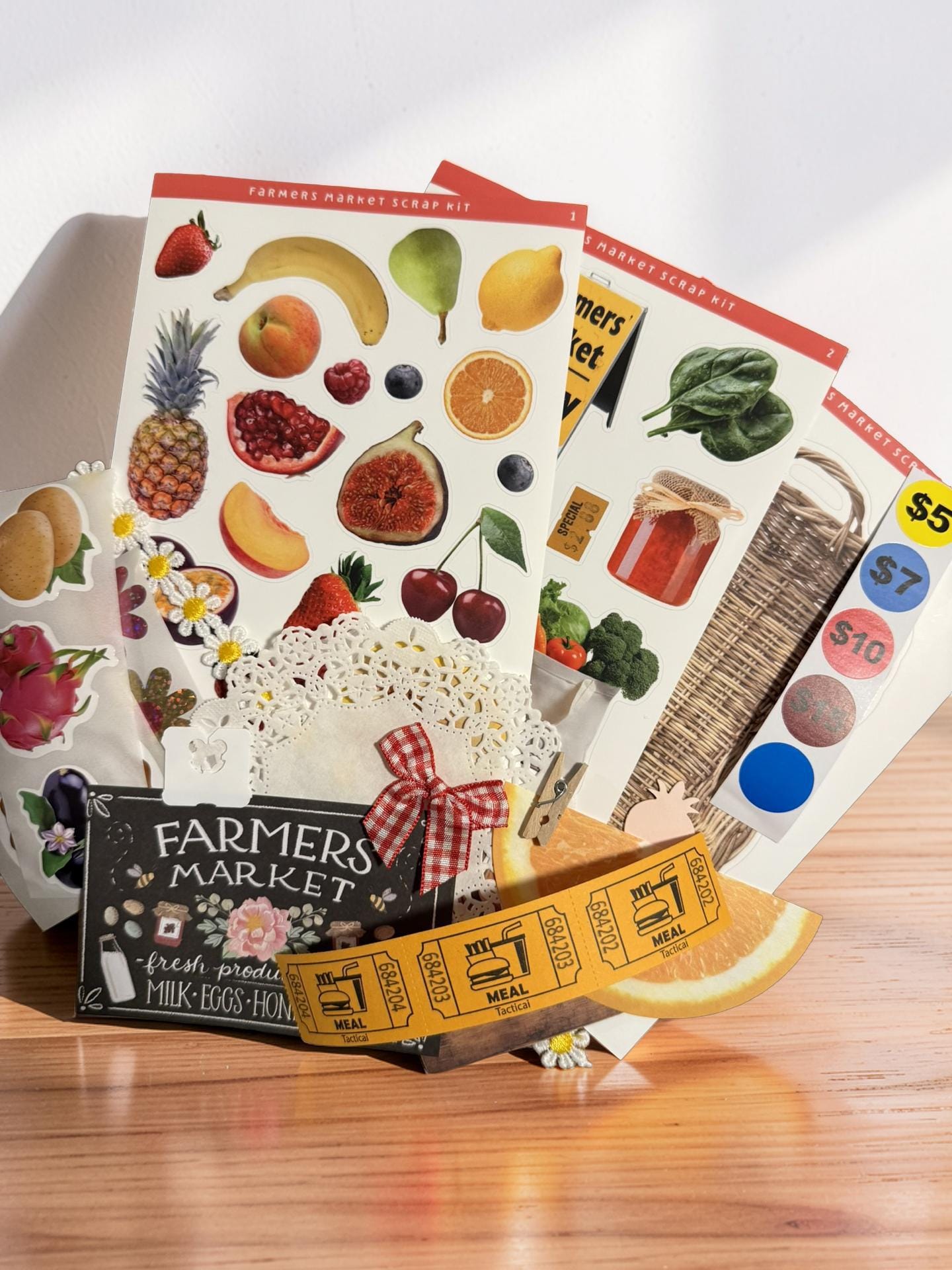 Farmers Market Junk Journal Kit