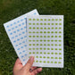 Alphabet Sticker Sheet for Journals | Cloud Letters