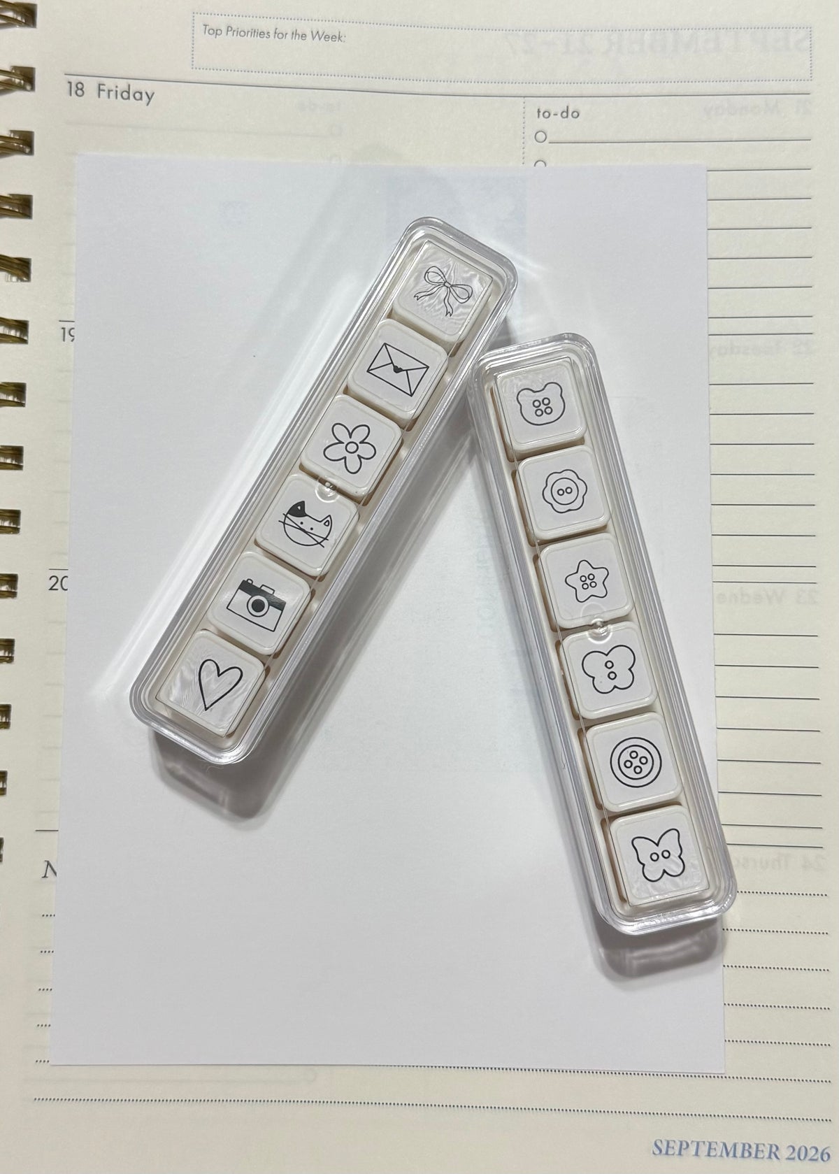 Mini Self-Inking Stamp Set