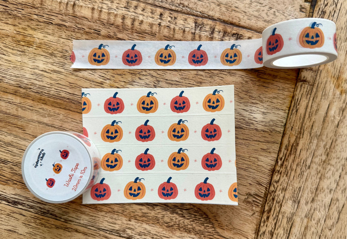 Jack-O’-Lantern Pumpkin Washi Tape