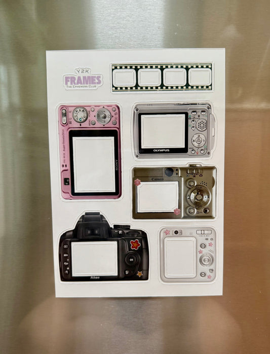 Y2K Camera Frame Magnets | Magnetic Photo Frames