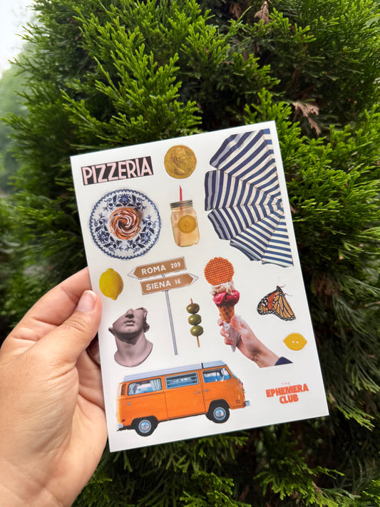 Italian Summer Sticker Sheet