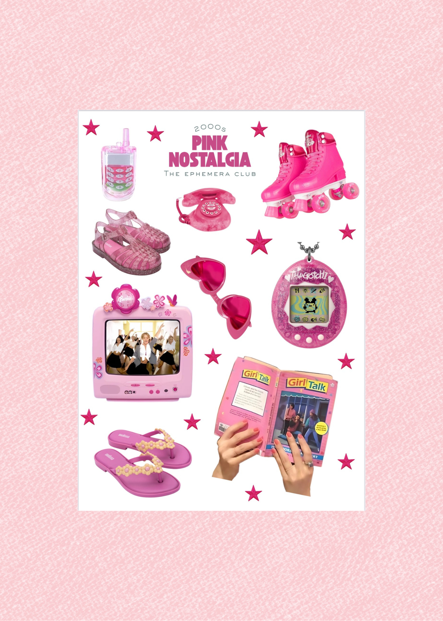 Pink Nostalgia Sticker Sheet