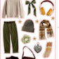 Autumn Wardrobe Sticker Sheet