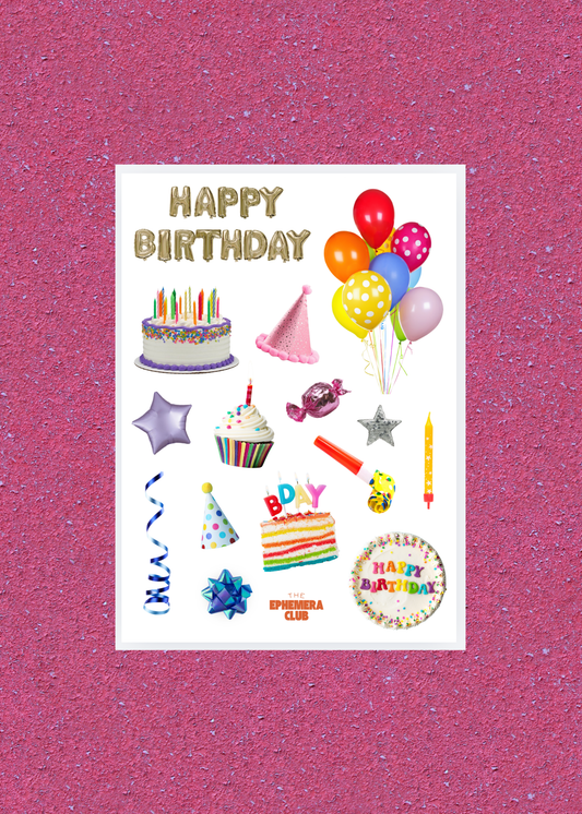 Birthday Sticker Sheet