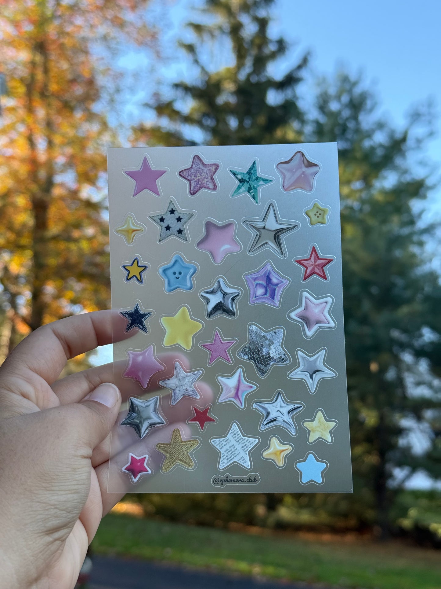 Star Stickers – Cute Scrapbook & Journal Decor | 4x6