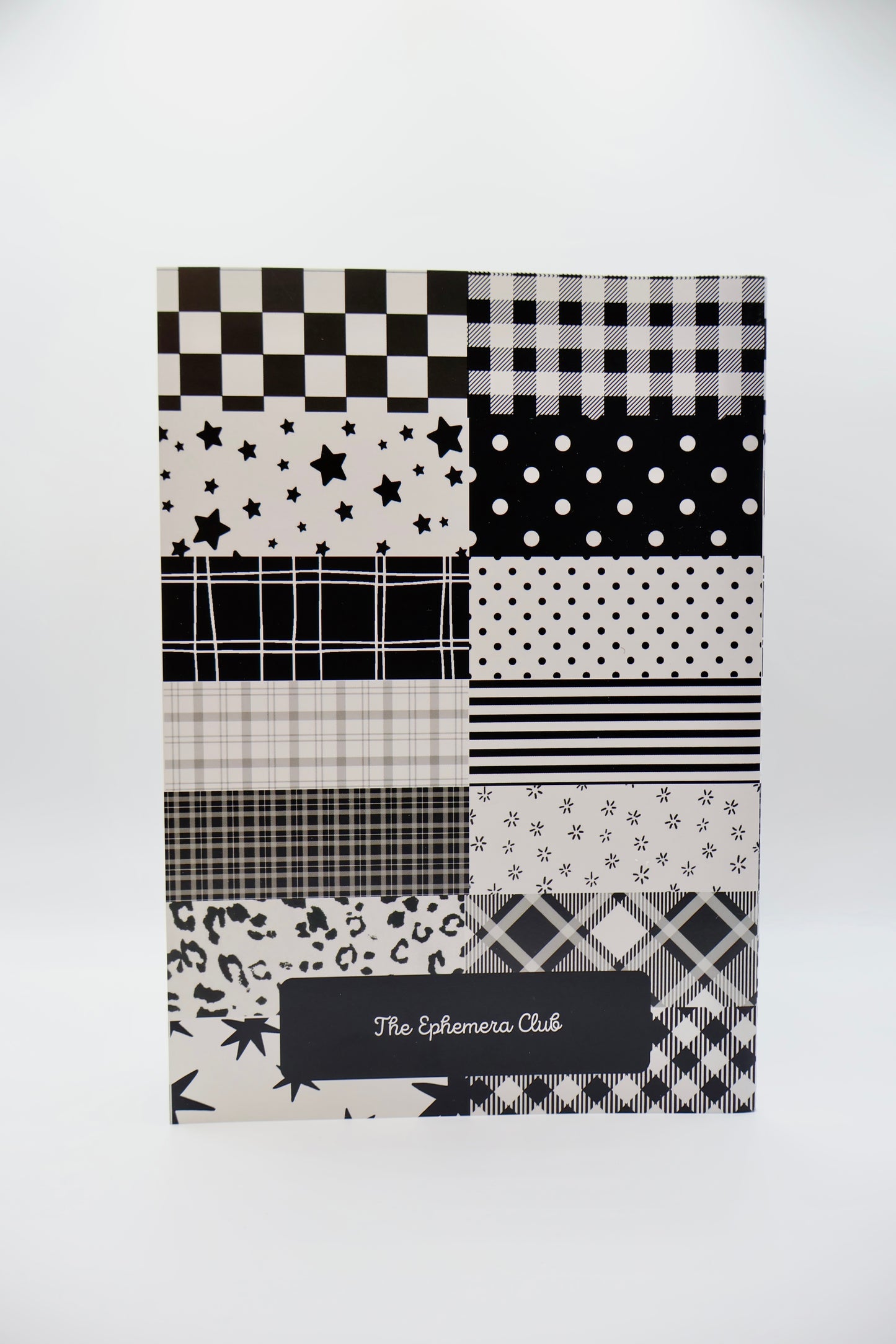 Black & White Scrapbook Paper Book — B-Grade / Oopsie