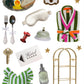 Fancy Hotel Stay Sticker Sheet