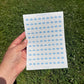 Alphabet Sticker Sheet for Journals | Cloud Letters
