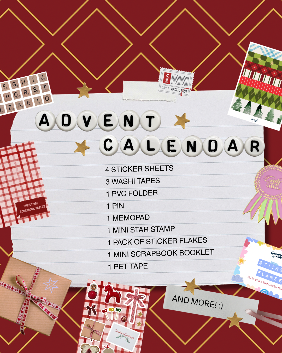 12 Days of The Ephemera Club Advent Calendar