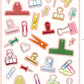 Clips & Pins Sticker Sheet