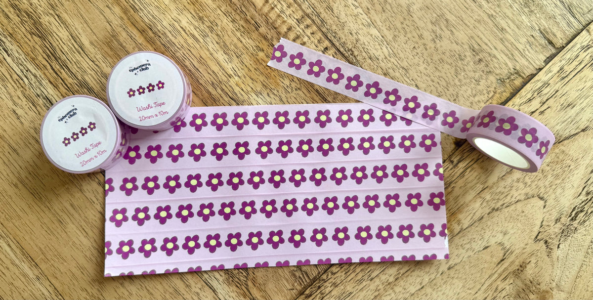 Retro Daisy Washi Tape