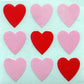 Sticker Magic UK - Hearts  - Mini Sheet