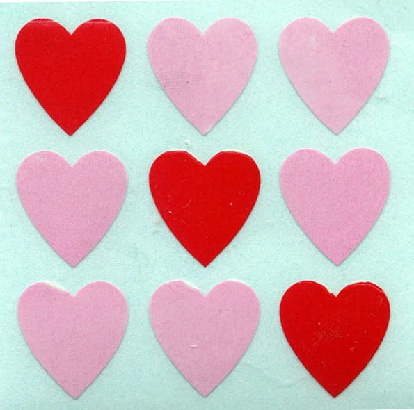 Sticker Magic UK - Hearts  - Mini Sheet