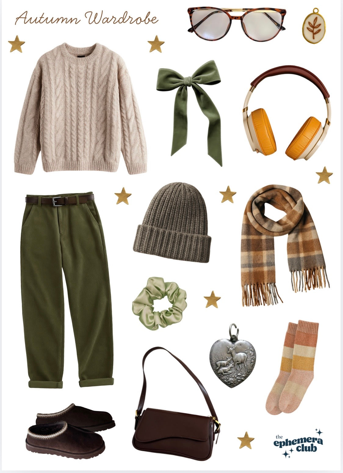 Autumn Wardrobe Sticker Sheet