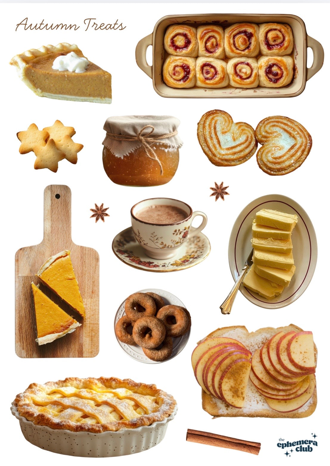 Autumn Treats Sticker Sheet