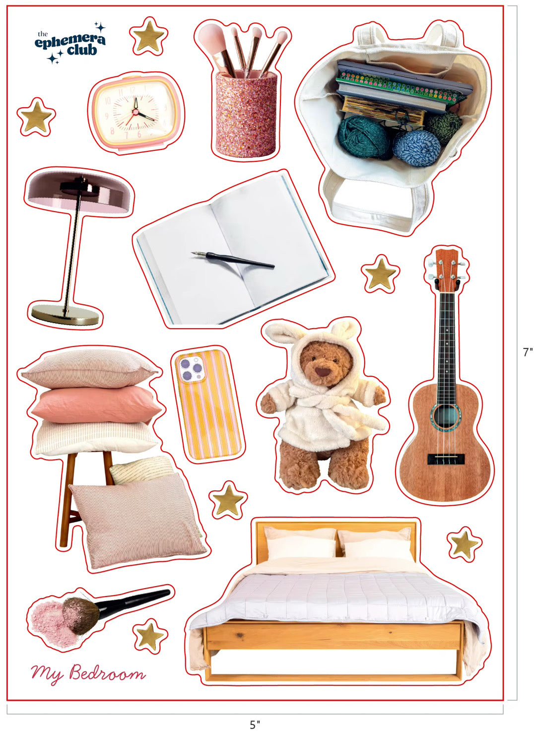 My Bedroom Sticker Sheet