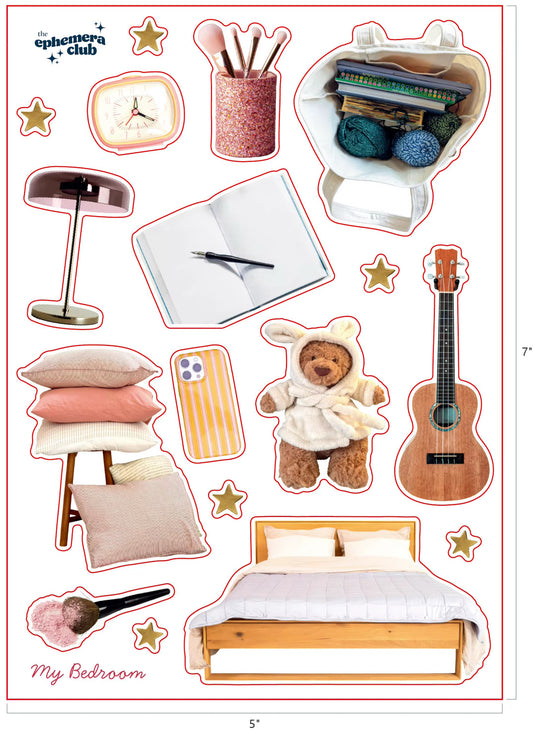 My Bedroom Sticker Sheet