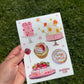 Pink Cake Sticker Sheet