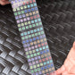 Colorful Beads Alphabet PET Tape