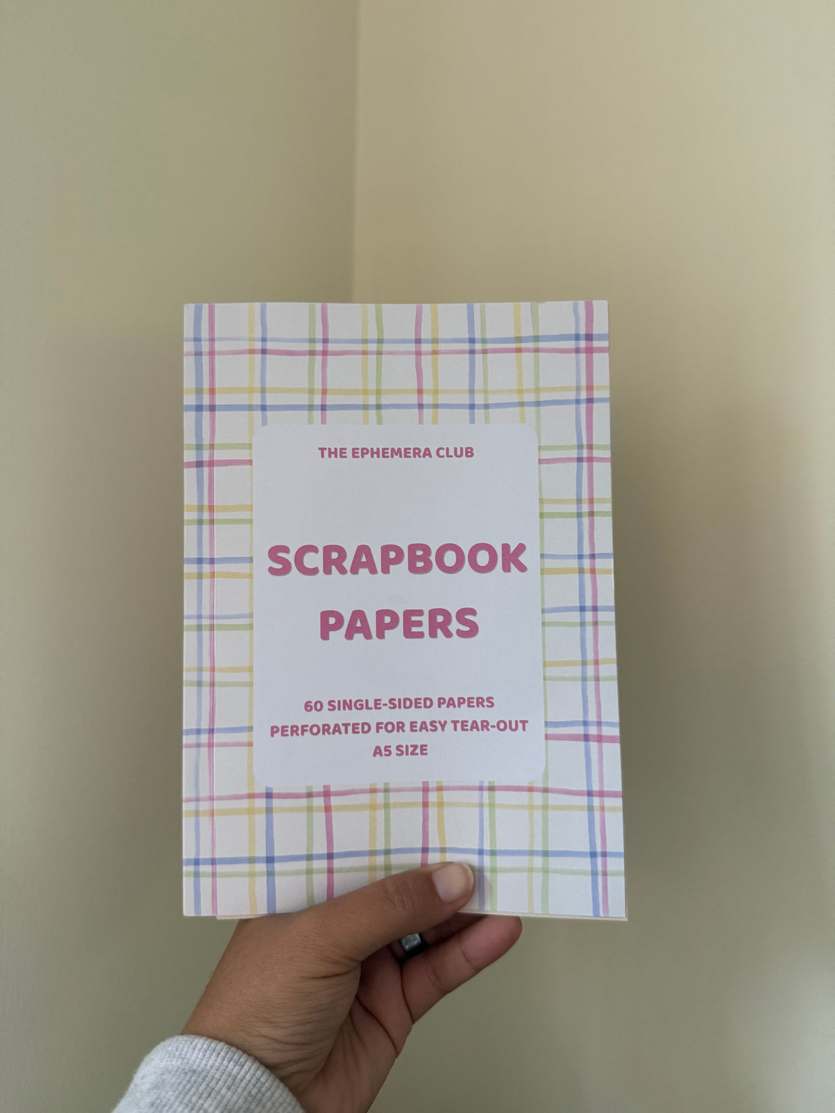A5 Scrapbook Paper Book — 60 Designs