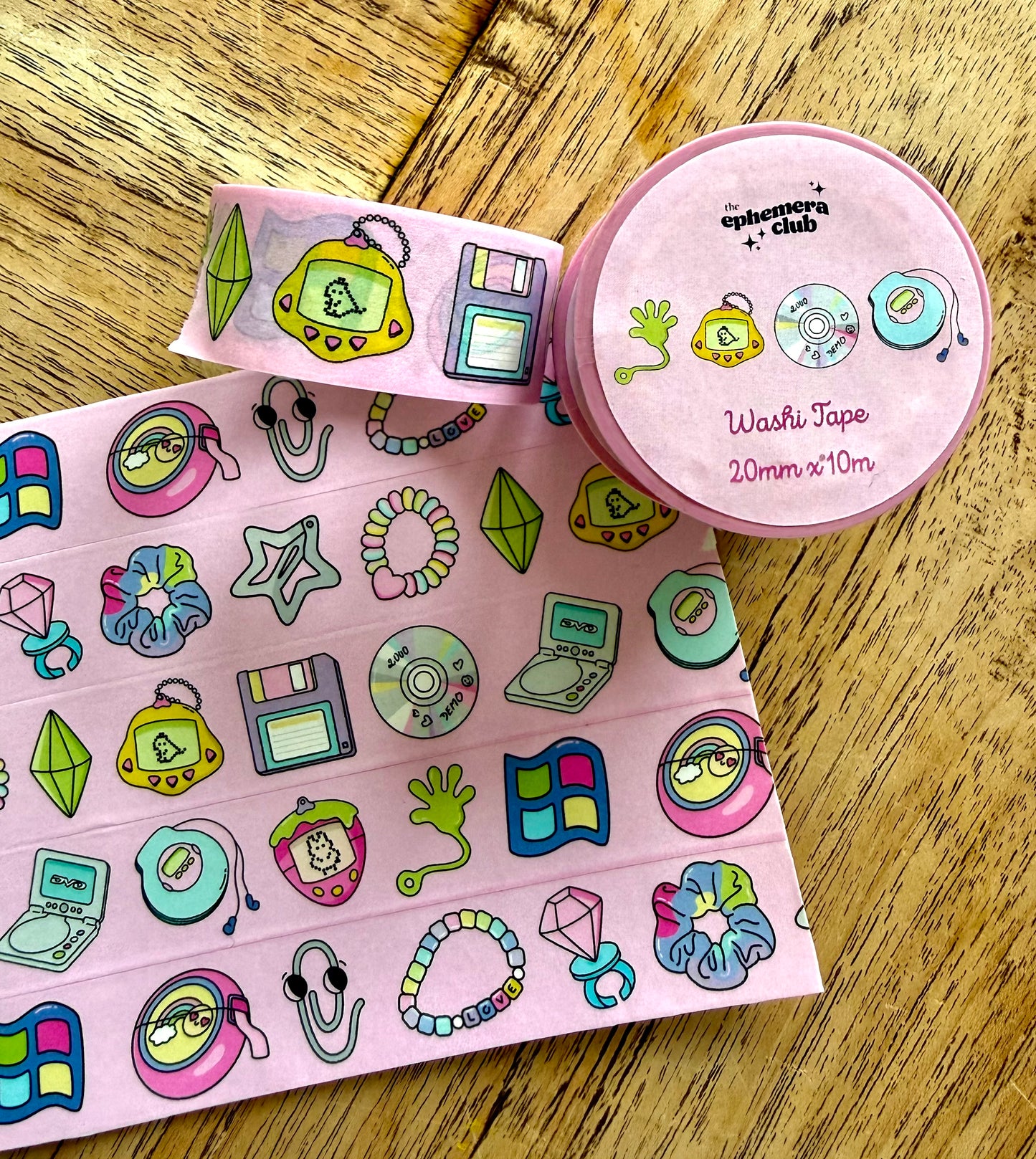 Y2K Nostalgia Washi Tape