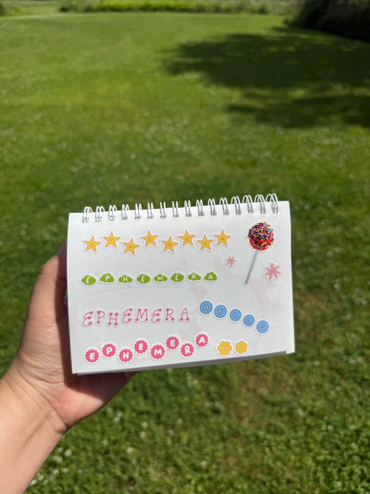 Pink Alphabet Sticker Sheet | Journal Letter Stickers