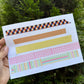 Pink Patchwork Washi Tape