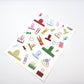 Clips & Pins Sticker Sheet