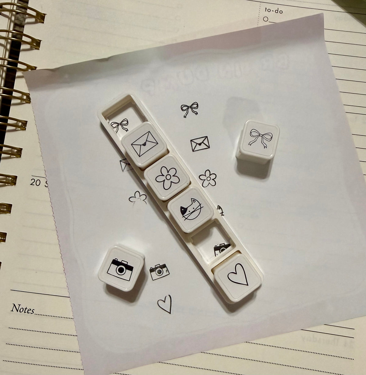 Mini Self-Inking Stamp Set