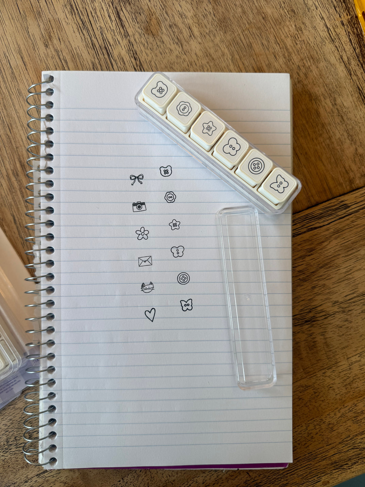 Mini Self-Inking Stamp Set