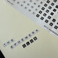 Alphabet Letter Sticker Sheet