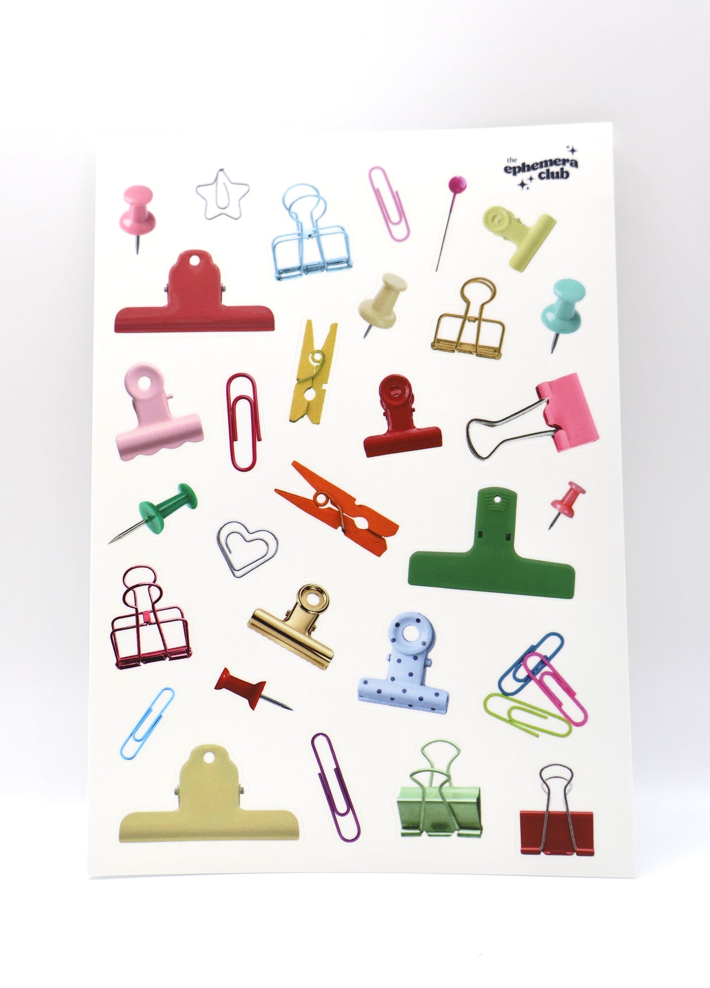 Clips & Pins Sticker Sheet