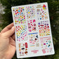 Mini Sticker Sheets Vol. 1 | 5x7 Matte | Mini Collection