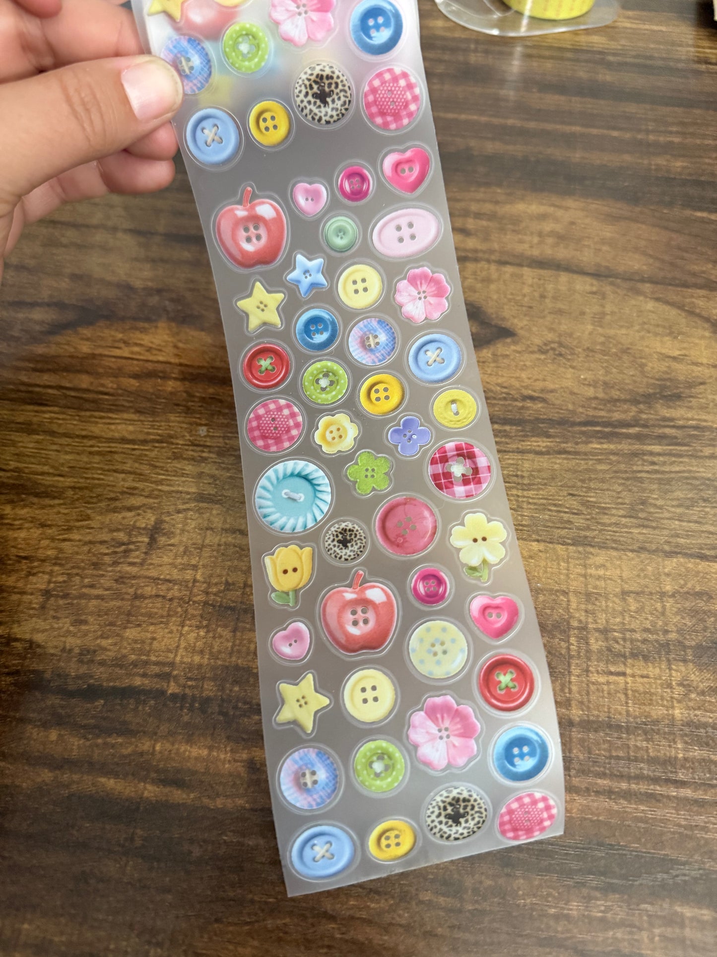 Button Sticker Roll – 400+ Cute Button Stickers