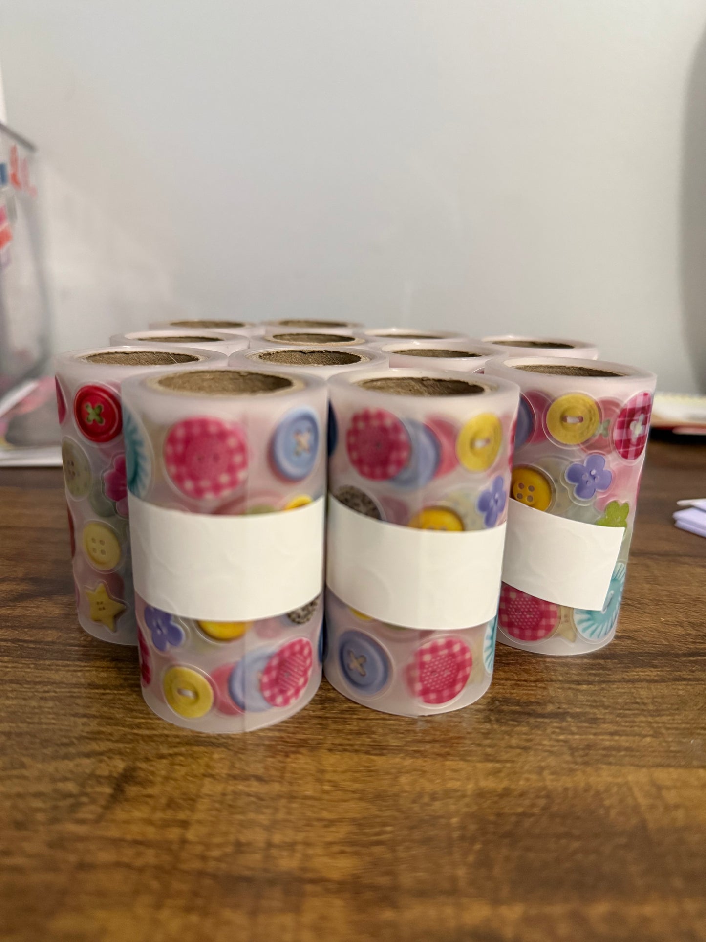 Button Sticker Roll – 400+ Cute Button Stickers