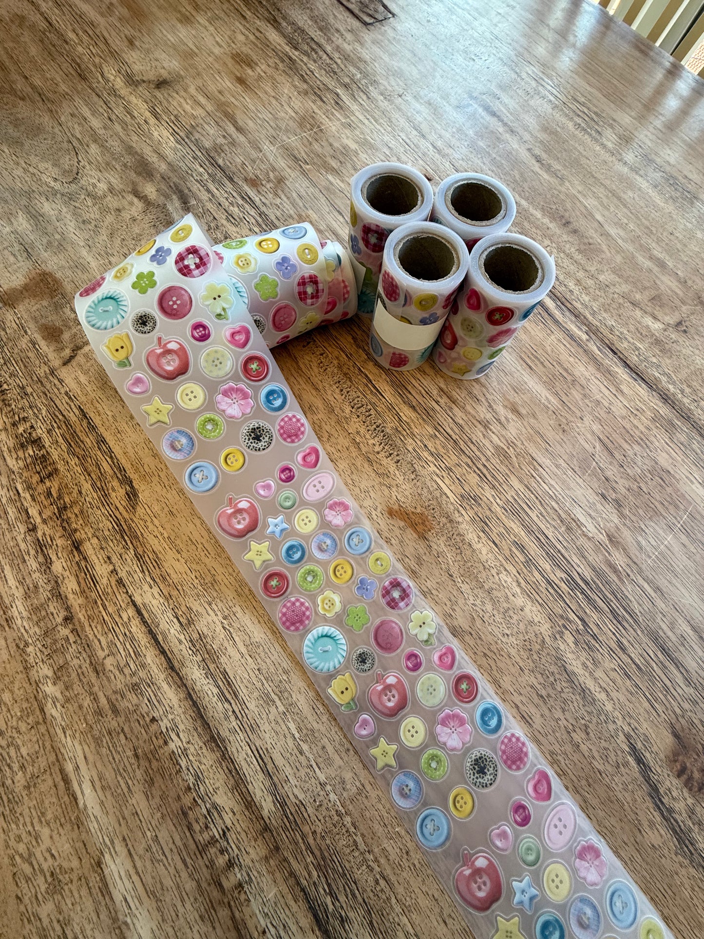 Button Sticker Roll – 400+ Cute Button Stickers