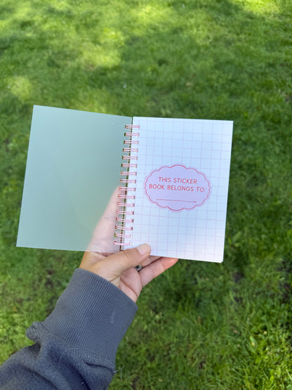 Reusable Sticker Book | Mini Sticker Collecting Album | Pocket Sticker Storage