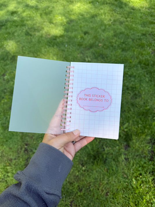 Reusable Sticker Book | Mini Sticker Collecting Album | Pocket Sticker Storage