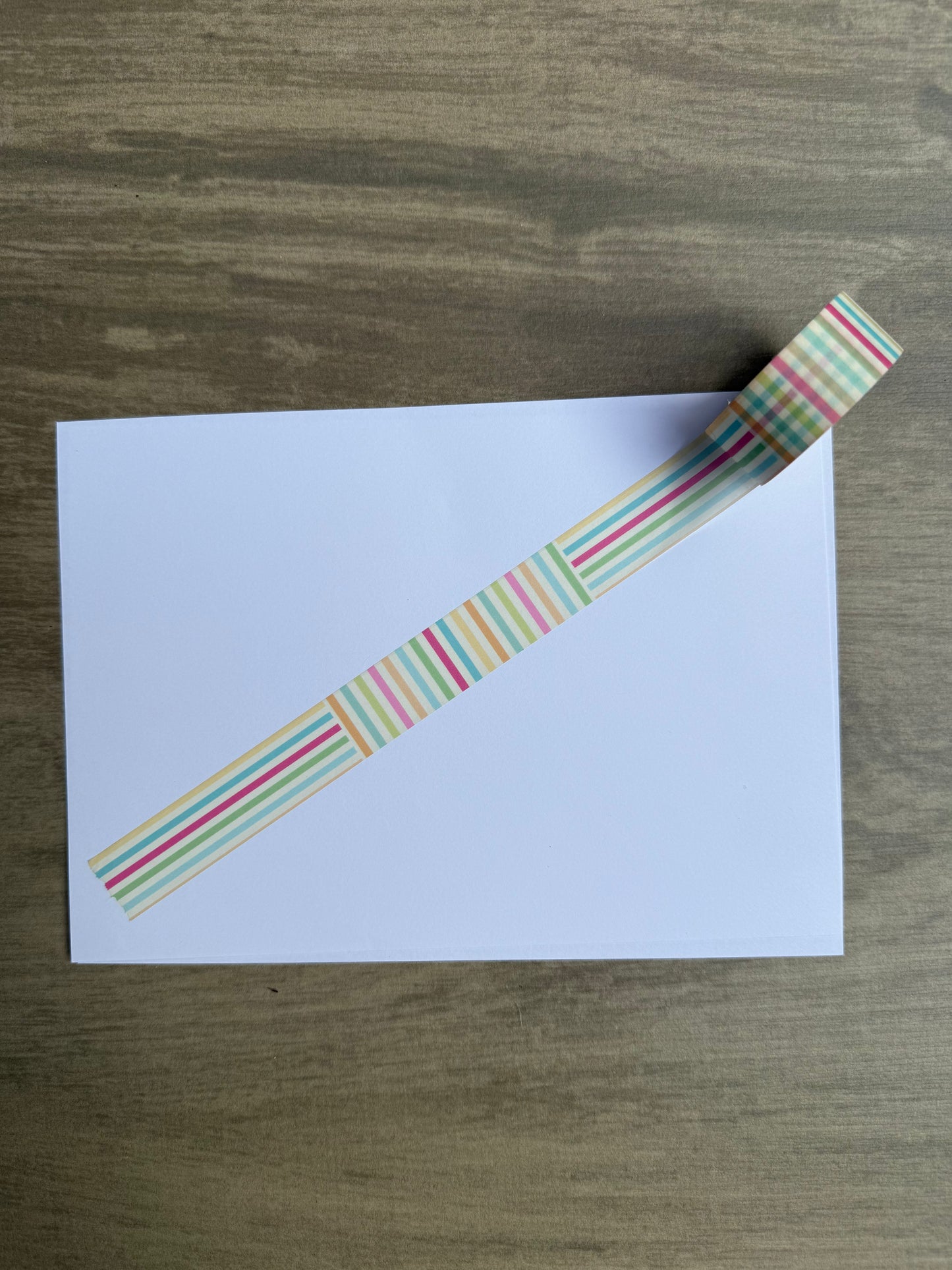 Pastel Striped Washi Tape