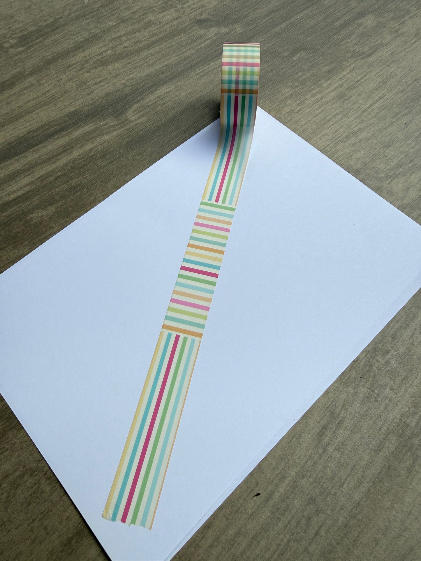 Pastel Striped Washi Tape