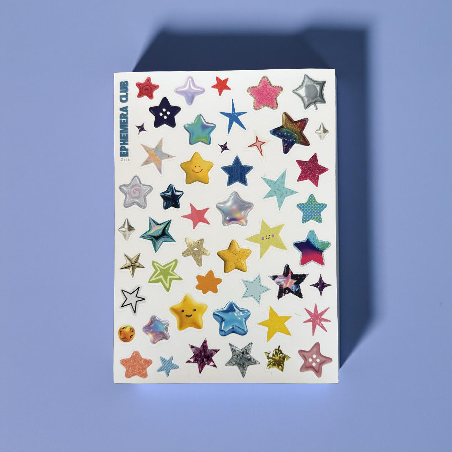 Stars do you like dem? | Vol. 2 | Star Stickers | Mixed Media Star Sticker Sheet | Scrapbook, Journal, Planner | 5x7