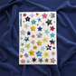 Stars do you like dem? | Vol. 2 | Star Stickers | Mixed Media Star Sticker Sheet | Scrapbook, Journal, Planner | 5x7