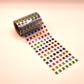 Colorful Beads Alphabet PET Tape